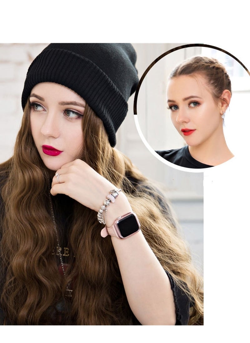 Long curly wig hat knitted hat curly hair cosplay wig costumes dress up wig  - Image 2