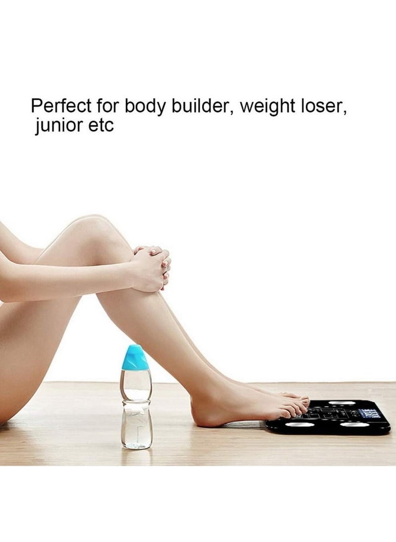 ELTRAZONE Bathroom Balance Body Fat Scale, Smart Electronic LED Digital Weight Scale, Weight Loss Artifact, Accurate Body Composition, Bathroom Scales for Home, Simple, Fast, Durable & Easy to Use – Ideal for Elderly & Children – Precision Weight Measurement - Image 3