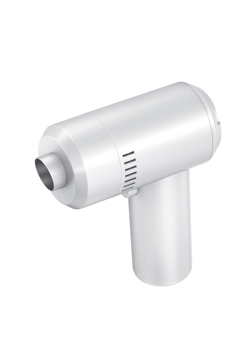 Generic New high suction cordless handheld vacuum cleaner for home use small car student pet cleaning machine (white) - Image 4