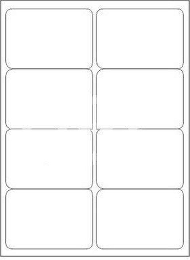 K3 Multi Purpose Self Adhesive Labels (Lable Size 100 x 72 mm, 8 Lable in A4)(Pack of 160 Sheet)