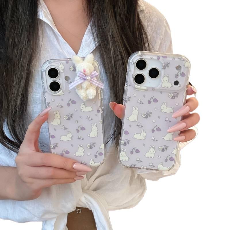 غطاء واقي | مقاوم للصدمات لـ iPhone 13 | بنفسجي Acrylic - Image 2