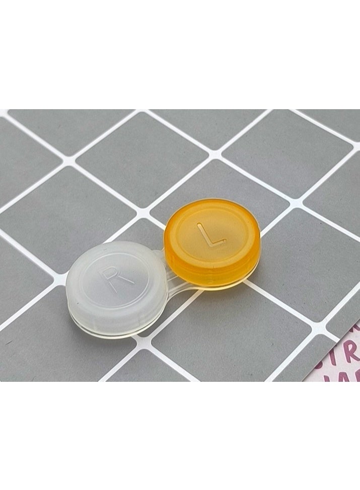 12 عبوة من علب العدسات اللاصقة، علب العدسات اللاصقة الشفافة بالجملة في 4 ألوان - Image 3