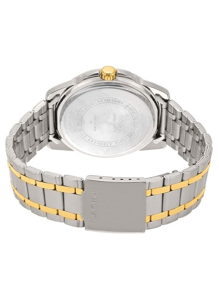 Casio Women's Watch - LTP-1314SG-1AVDF Black Dial, Silver Band - Image 4