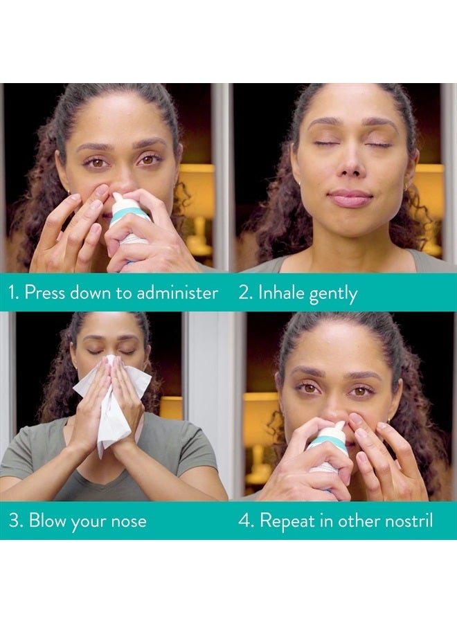 Vicks رذاذ أنف سينكس سالين، خالي من الأدوية برذاذ فائق النعومة، يخفف احتقان الجيوب الأنفية بسرعة، Clears mucus من نزلة برد أو حساسية، للاستخدام اليومي 5.0 أونصة سائلة × 2 - Image 4