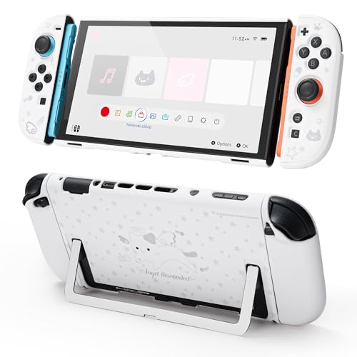 GeekShare Slim Protective Case Compatible with Switch 2 2025 AntiScratche and ShockAbsorption Dockable Hard Shell for Switch 2 Game Console Angel Descended - Image 1