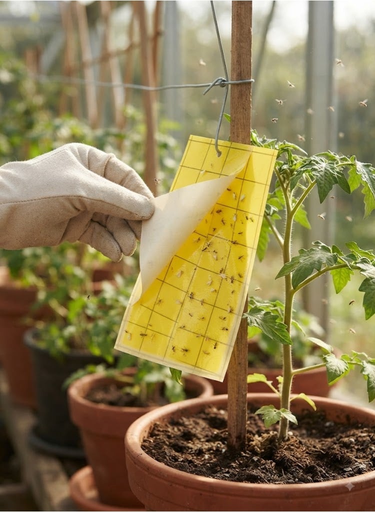 yallow sheet double glue for flying insects - Image 2