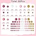 NACHLYNN 80 Pcs Cake Balls Decorations Mini Balloon Cake Topper Balls Foam Cupcake Toppers Balls for Cake Decorating Birthday Parties Weddings Anniversary Pink Gold Series - Image 4