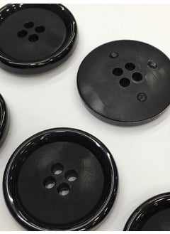 Karan Tuhafiye Karan Haberdashery Coat Button Italian Button 6 Piece Set Black 3.5 cm  - Image 4