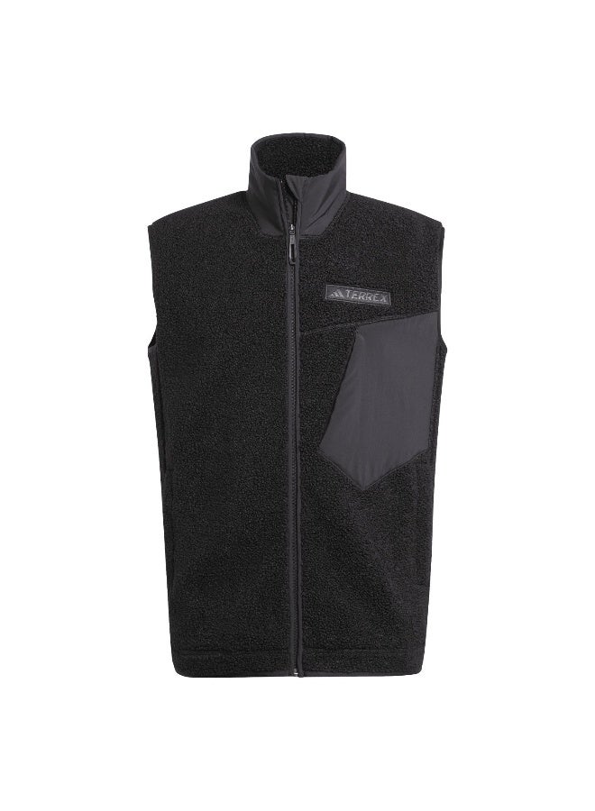 Adidas Xpl Hp Fl Vst Black Hiking Polarfleece-Full Zip For Men XS - Image 1