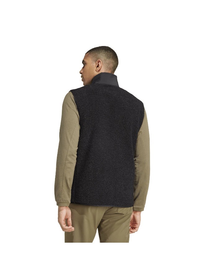 Adidas Xpl Hp Fl Vst Black Hiking Polarfleece-Full Zip For Men XS - Image 4