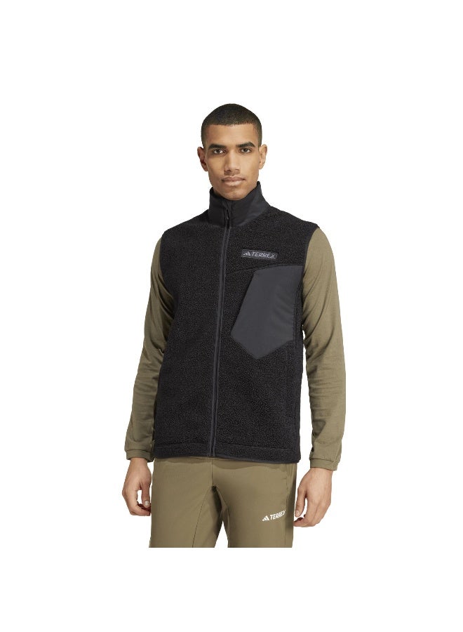 Adidas Xpl Hp Fl Vst Black Hiking Polarfleece-Full Zip For Men XS - Image 2