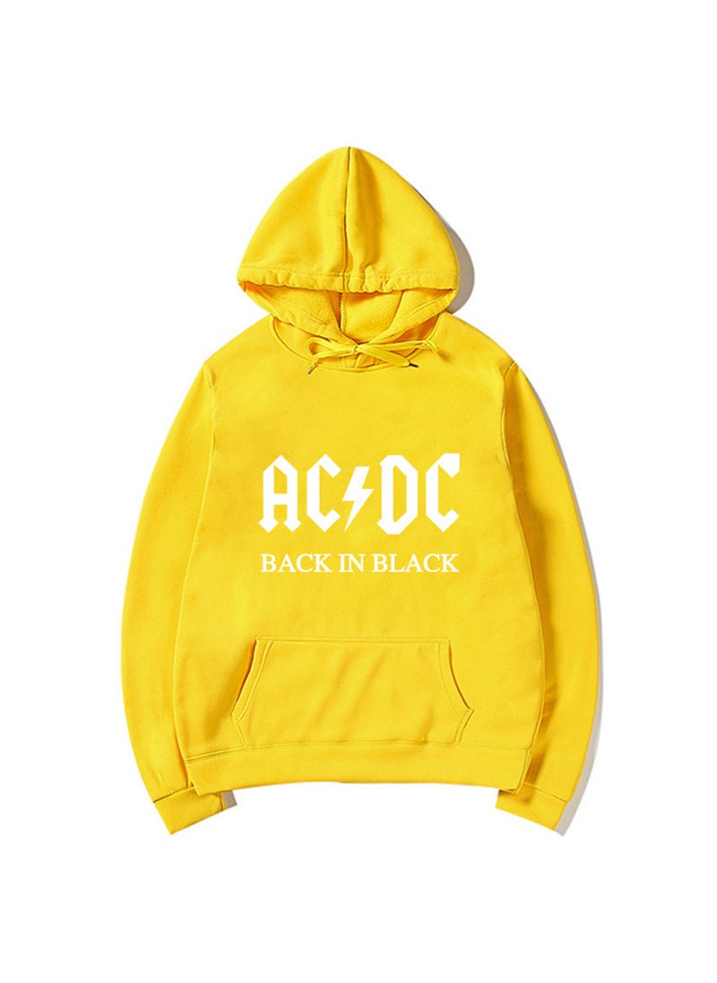 Generic - Spring Autumn AC/DC Print Hoodie Casual Slim Mens Sweatshirt Navy blue - Image 1