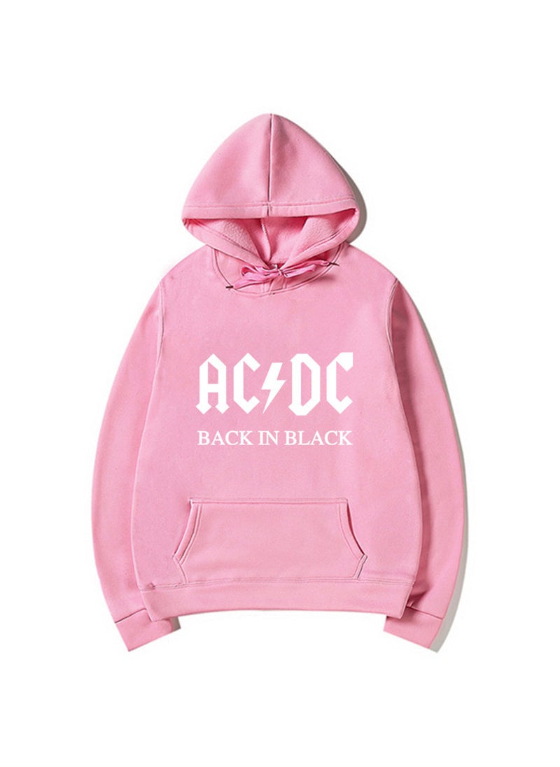 Generic - Spring Autumn AC/DC Print Hoodie Casual Slim Mens Sweatshirt Navy blue - Image 1