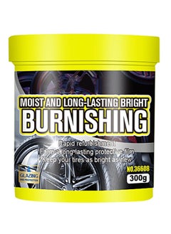 Excefore Tire Shine Maintenance Paste, Rain Resistant Long Lasting Tire Mounting Shine Wax, Tire Shine Restorer, Protectant for Rubber Vinyl, High Gloss, Non Staining Car Wax, Tire Cleaning Solution  - Image 1