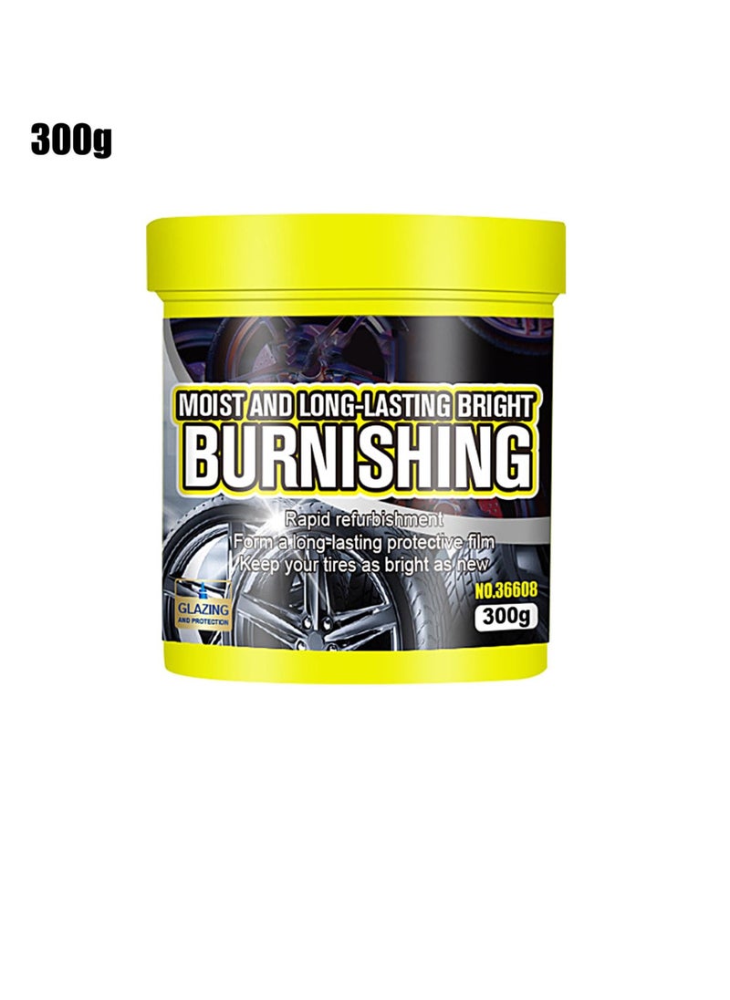 Excefore - Tire Shine Maintenance Paste, Rain Resistant Long Lasting Tire Mounting Shine Wax, Tire Shine Restorer, Protectant for Rubber Vinyl, High Gloss, Non Staining Car Wax, Tire Cleaning Solution - Image 1