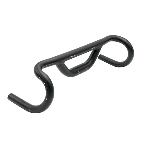 REDSHIFT Top Shelf Low Flare Handlebar for Road Gravel Touring and Commuter Bikes Aluminum Drop Bar with 70mm of Rise 41cm Width