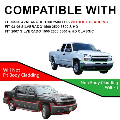 GPLUS G-PLUS LED DRL Headlights, Fit Chevy Silverado 1500 2500 3500&HD 2003-2006/Fit Chevy Avalanche 2003-2006 Bumper Headlamps,faro Smoky Lens Black Housing Amber Reflector,faros delanteros - Image 3