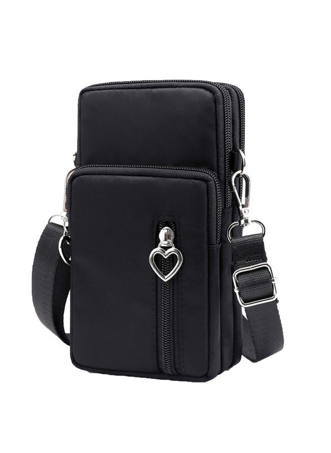 forestfish - Nylon Arm Bag Cell Phone Purse Small Crossbody Bag Smartphone Holder For Wmen Girls - Image 1