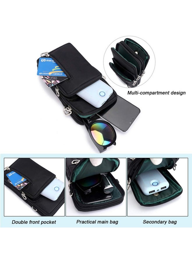 forestfish - Nylon Arm Bag Cell Phone Purse Small Crossbody Bag Smartphone Holder For Wmen Girls - Image 1