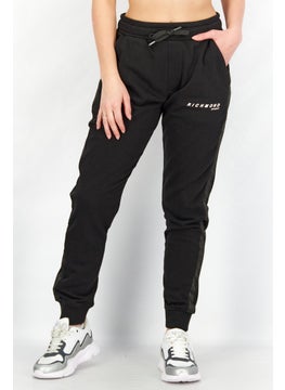 JOHN RICHMOND Women Sportswear Fit Training Fleece Jogger Pants, Black  - Image 1