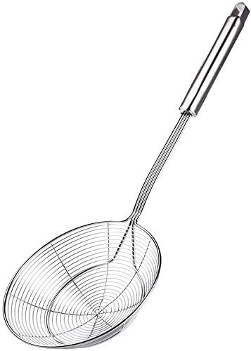 Aracoware Wire Kitchen Skimmer Spider Strainer Stainless Steel food colander Slotted Ladle Scoop For Pasta Deep Frying Chips - Image 3