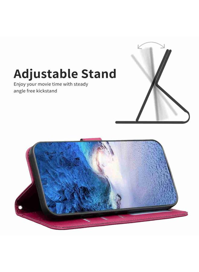 S-TOP Case For OPPO Reno7 5G / Find X5 Lite Four-leaf Embossed Leather Phone Case - Image 4