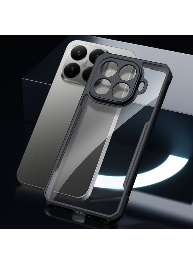 For Xiaomi 15T Pro Case, Camera Lens Protection Back Cover, TPU+PC Shockproof Bumper Mobile Phone Case, Anti-Yellowing Slim Fit Protective Casing - Image 5