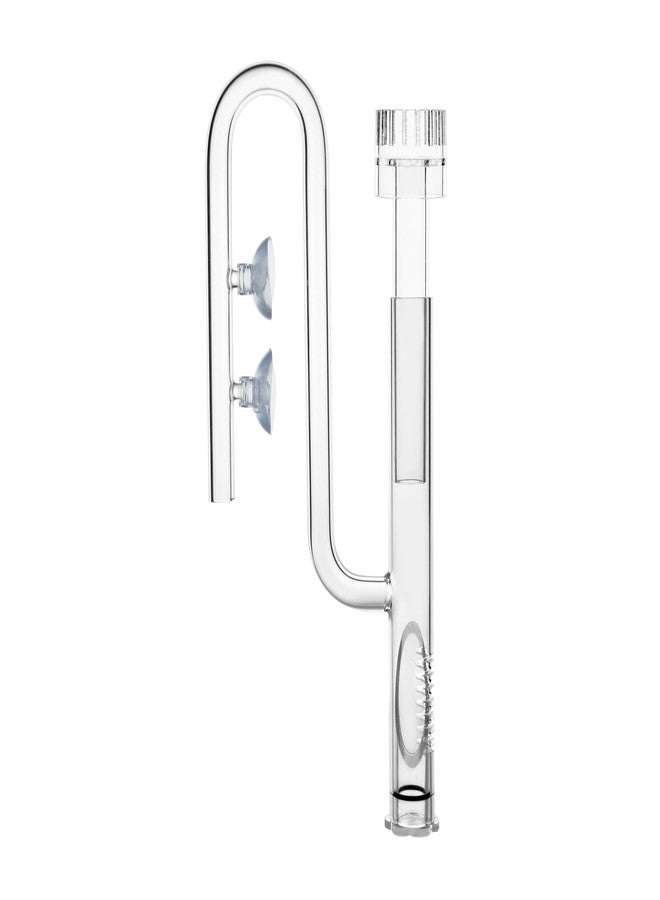 JARDLI Glass Lily Pipe Inflow with Surface Skimmer for Aquarium Planted Tank (13mm for 12/16mm (1/2'' i.d.) tubing) - Image 1