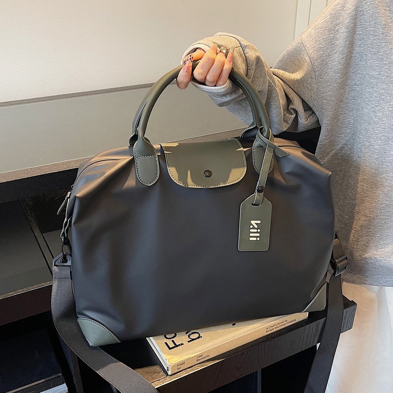 Large Capacity Waterproof Travel Tote with Dry Wet Separation, Foldable Lightweight Duffel for Gym and Yoga - Image 1