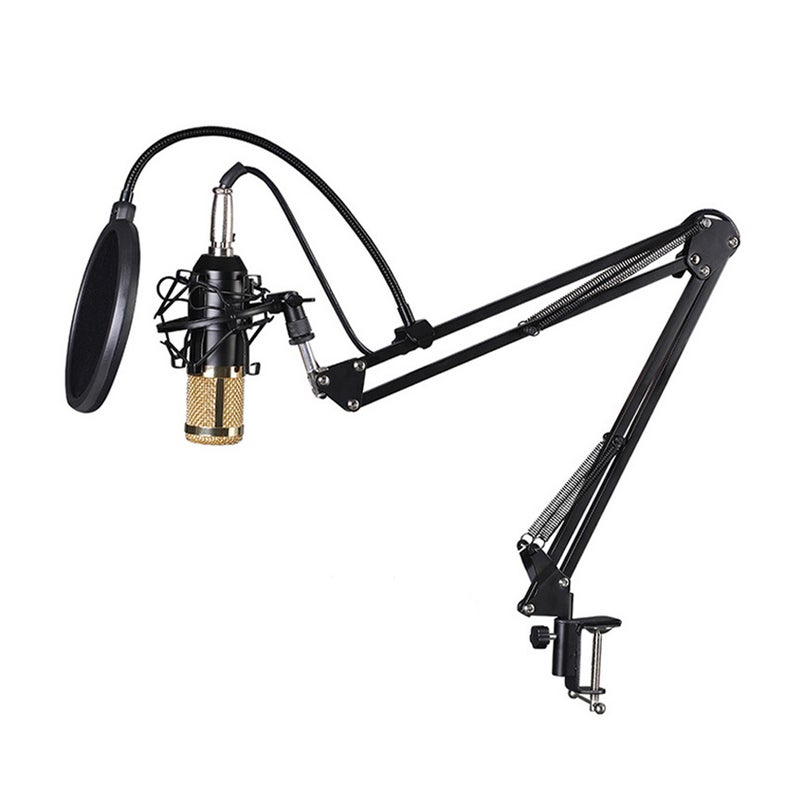 مجموعة كرت صوت SK500 متعدد الوظائف للبث المباشر وميكروفون BM800 مع المعلق - مجموعة ميكروف مكثف للتسجيل والبث، جهاز مغير صوت ذكي ومختزٍ صوتي لأجهزة الكمبيوتر والهواتف المحمولة - Image 2