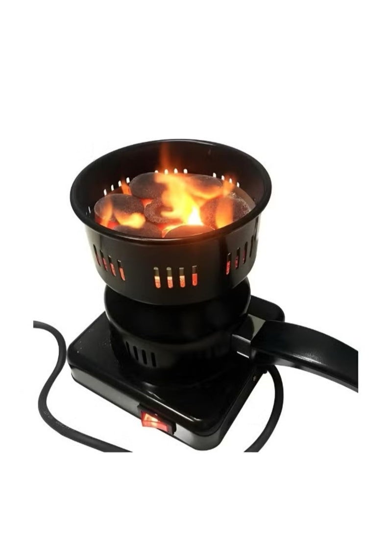 دينكس موقد كهربائي متعدد الوظائف وبشعلة نار واحدة- مناسب للشواء، الغلاية، لاشعال النار والفحم - Image 2