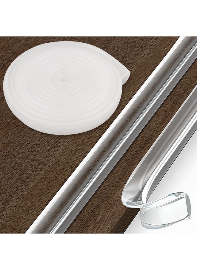 Loiion - Edge Protector, 100% Silicone, Soft Corner Protectors For Kids, Pre-Tape Adhesive, Furniture-Corner Safety Bumpers (3.3Ft, Clear) - Image 1