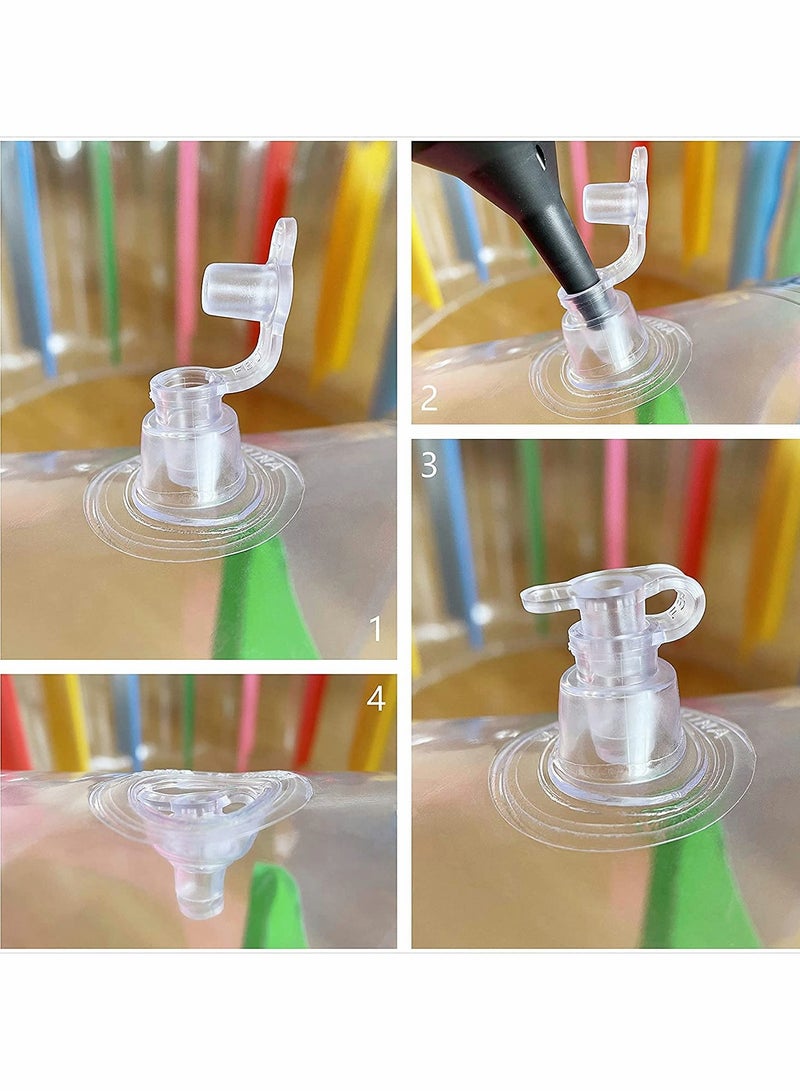 إكسفور عجلة مياه ملونة قابلة للنفخ للأطفال، عوامة دوارة عملاقة مقاس 40 بوصة، عوامة حمام السباحة - Image 4