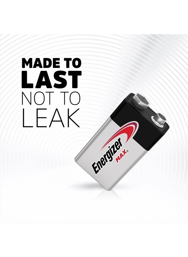 Energizer بطاريات MAX 9V (عبوة 4)، بطاريات قلوية 9 فولت - قد يختلف التعبئة - Image 4