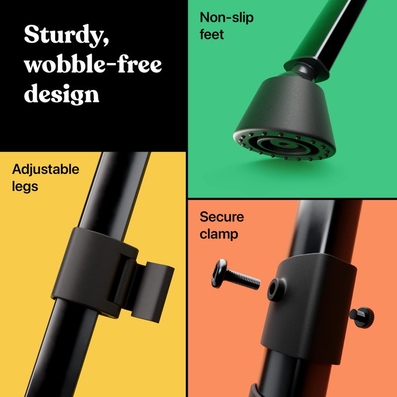 T-Sign Portable Artist Easel Stand for Painting - Adjustable Height Painting Easel with Bag - Tabletop Art Easel for Painting Canvas Stand, Poster Stand & Wedding Signs Stand - Metal Tripod - 21x66 inches - Image 5