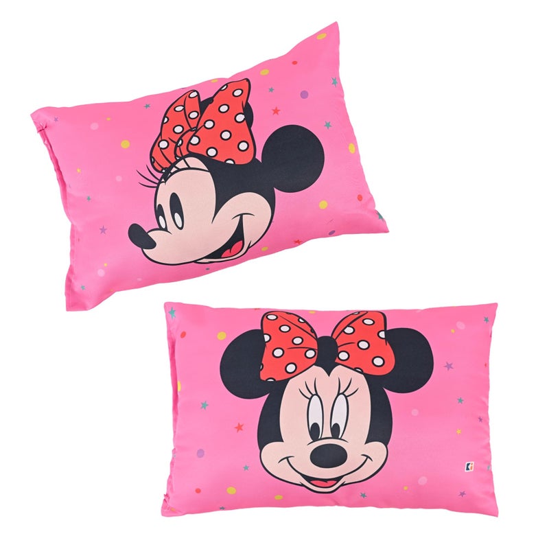 Kuber Industries Pack of 3 Soft And Cozy Pillow for Kid's | 12x18 Inches Comfortable Pillow for 2 Year Olds Disney Minnie - Pink - Image 3