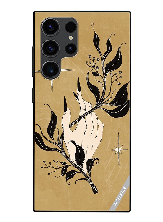 VR CREATIVE Protective Case Cover For Samsung Galaxy S24 Ultra Witch Hand Design Multicolour - Image 1