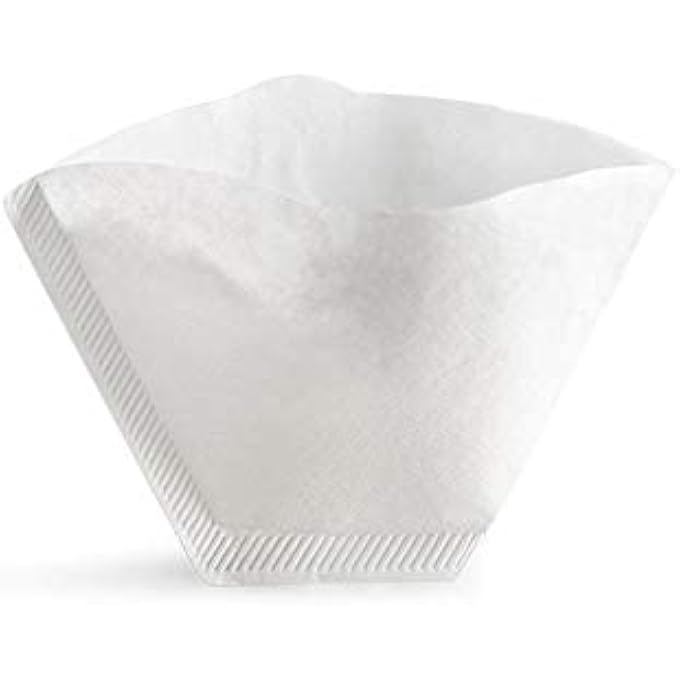 تشيبو ورق فلتر القهوة مقاس 4، 80 قطعة، أبيض - Image 4