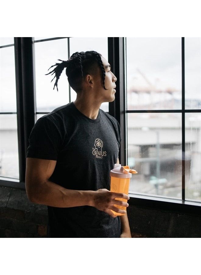 The Genius Brand - Genius L-Arginine Nitric Oxide Powder - Fermented L- Arginine Nutritional Supplements & Nitric Oxide Booster - Pre Workout, Natural Muscle Builder - 30 Servings, Lemon - Image 1