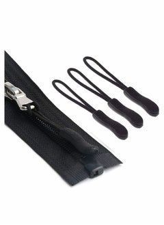 SYOSI Zipper Pull Head, Durable Zipper Replacement Zipper Label Extension Holder Suitable For Luggage, Backpacks, Jackets, Wallets, Handbags (20 Pieces In Black)  - Image 4