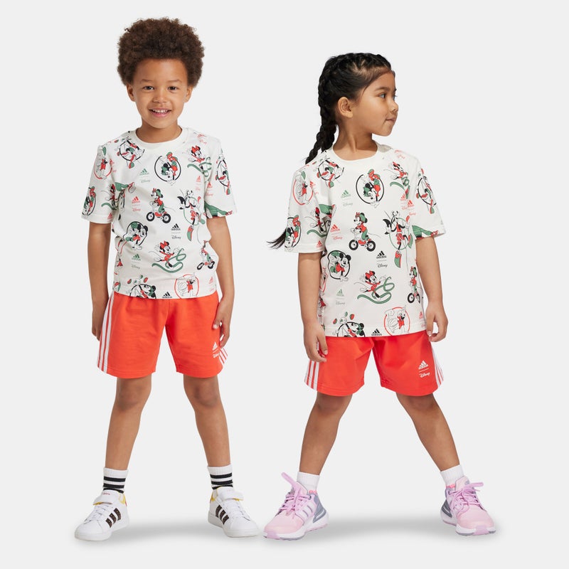 Adidas Kids' Disney Mickey Mouse T-Shirt and Shorts Set (Younger Kids) - Image 1