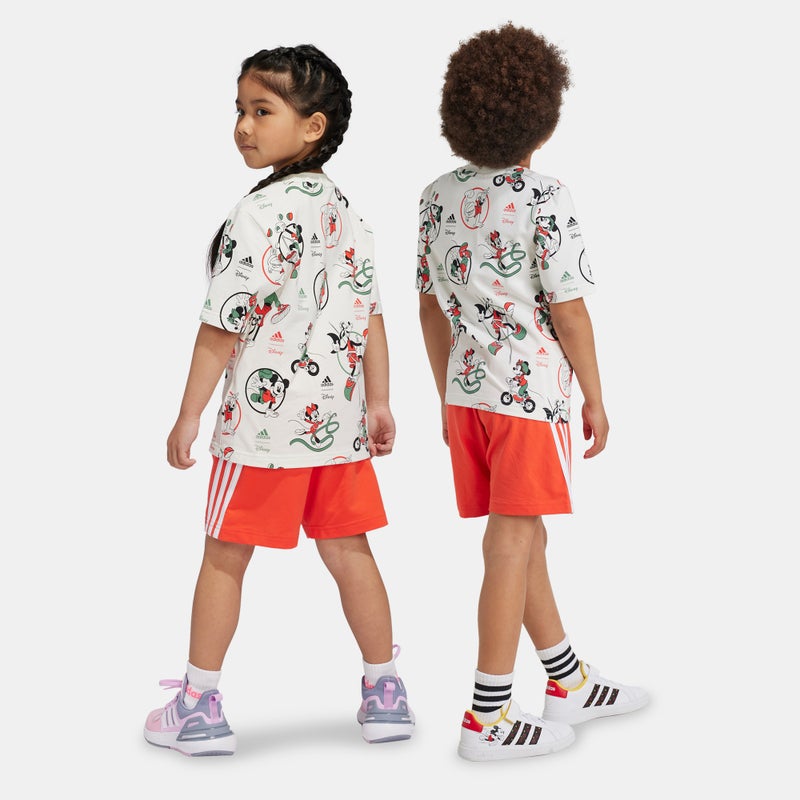 Adidas Kids' Disney Mickey Mouse T-Shirt and Shorts Set (Younger Kids) - Image 2