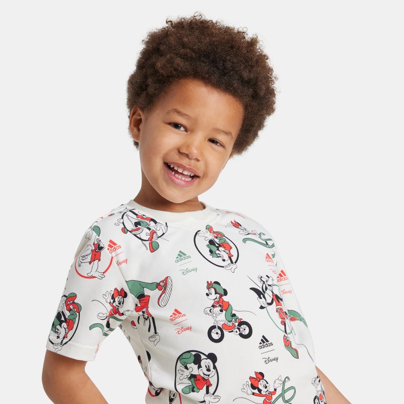 Adidas Kids' Disney Mickey Mouse T-Shirt and Shorts Set (Younger Kids) - Image 5