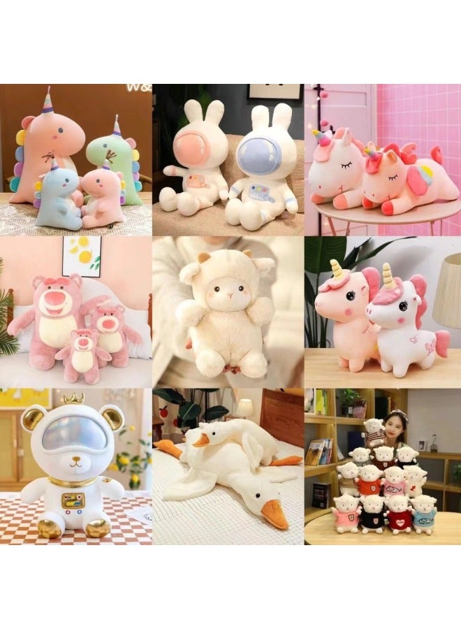 10-inch Grab Machine Doll Doll 40cm Stall Ring Plush Toy Wedding Company Gift Doll-Specifications:Colorful Coolomi-Color:10inch (about 35cm) - Image 3