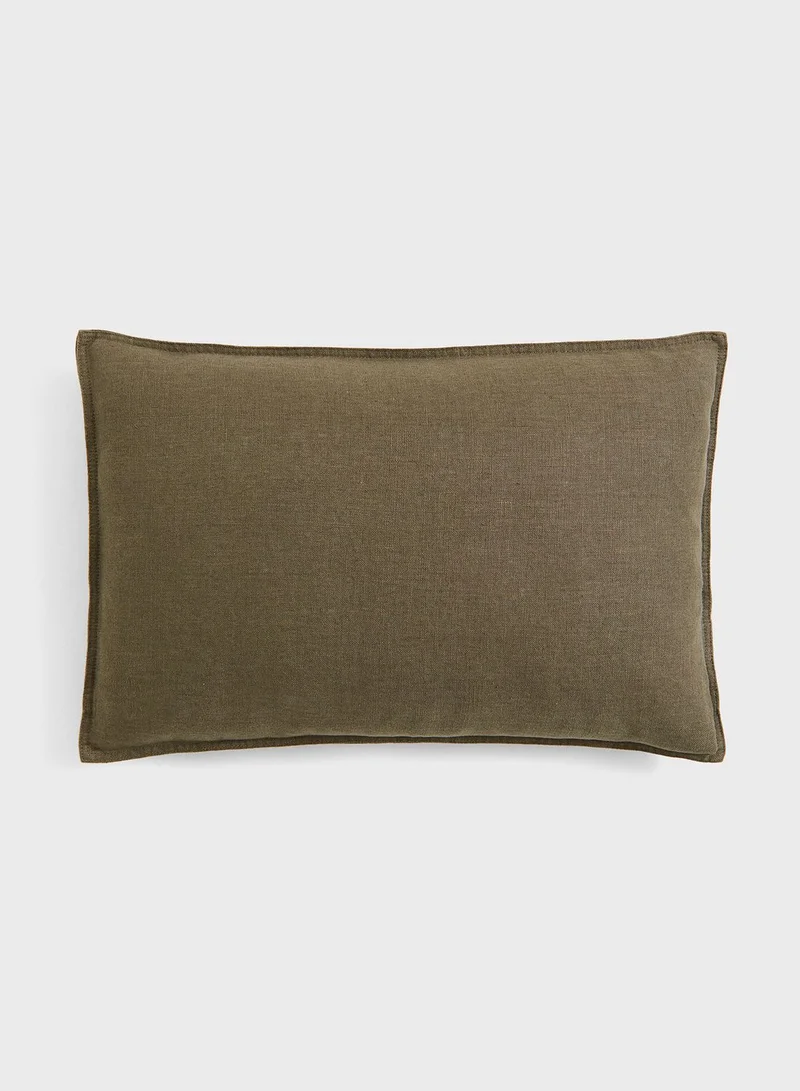 H&M Washed Linen Cushion Cover-40X60