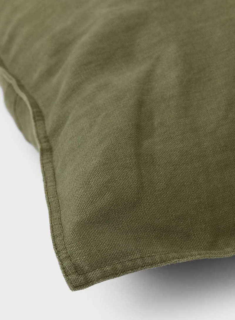H&M Washed Linen Cushion Cover-40X60