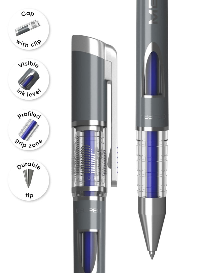 ErichKrause Gel ink pen MEGAPOLIS Gel Stick 0.5, ink color: blue (blister 1 pc.) - Image 3