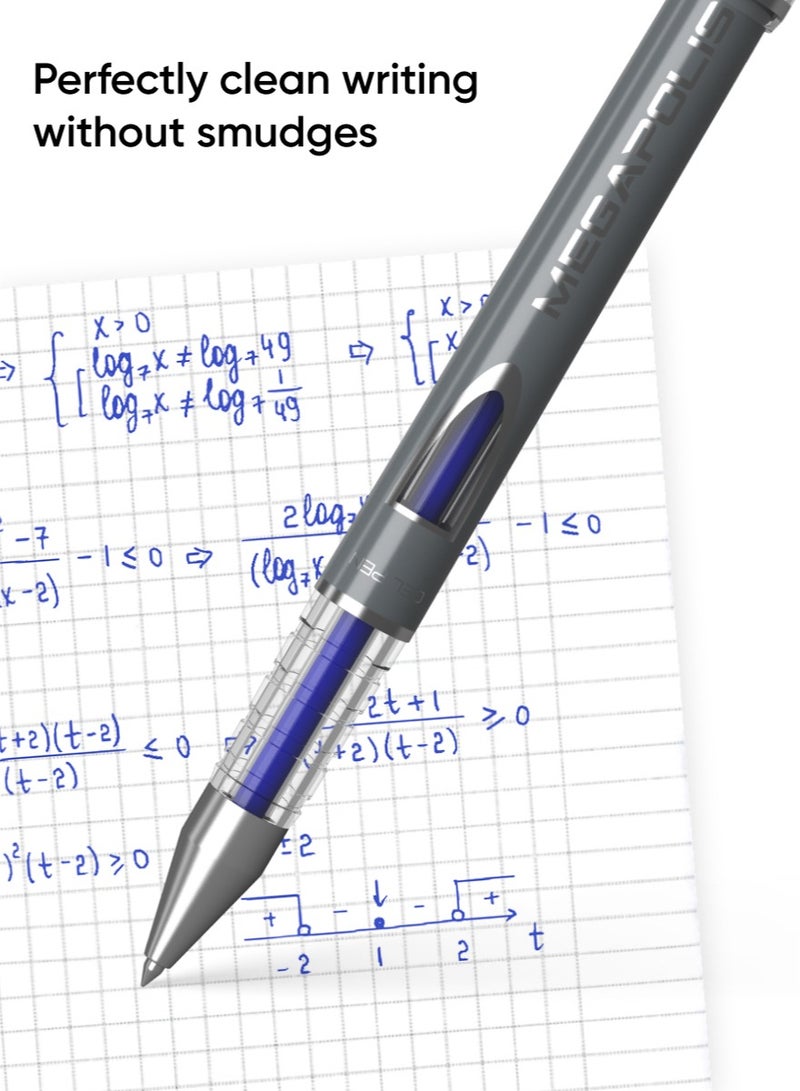ErichKrause Gel ink pen MEGAPOLIS Gel Stick 0.5, ink color: blue (blister 1 pc.) - Image 2