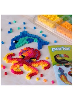 Perler Perler 17605 Assorted Fuse Beads Kit with Storage Tray and Pattern Book for Arts and Crafts, Multicolor, 4001pcs  - Image 4