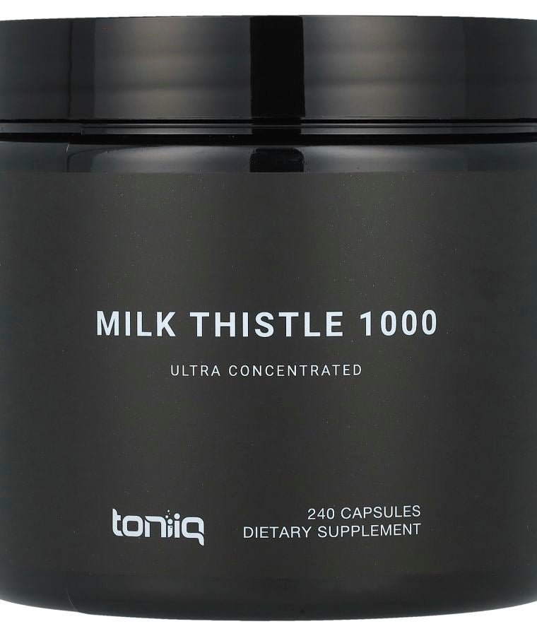 Toniiq Milk Thistle 1000 240 Capsules (500 mg per Capsule)